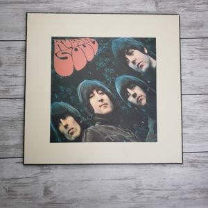 The Beatles wall art rubber soul album art cover